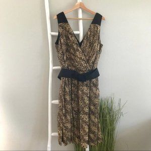 Adrianna Papell | Leopard Animal Print Dress